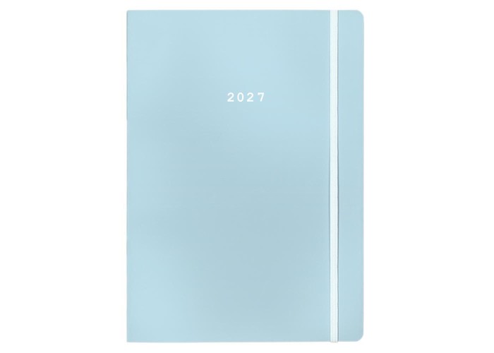 Next ημερολόγιο 2027 Pastel ημερήσιο flexi γαλάζιο με λάστιχο 14x21εκ. Next ημερολόγιο 2027 Pastel ημερήσιο flexi γαλάζιο με λάστιχο 14x21εκ.