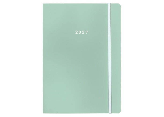Next ημερολόγιο 2027 Pastel ημερήσιο flexi ανοιχτό πράσινο με λάστιχο 14x21εκ. Next ημερολόγιο 2027 Pastel ημερήσιο flexi ανοιχτό πράσινο με λάστιχο 14x21εκ.
