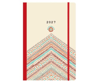 Next ημερολόγιο 2027 Trends Boho style ημερήσιο flexi με λάστιχο 14x21εκ.