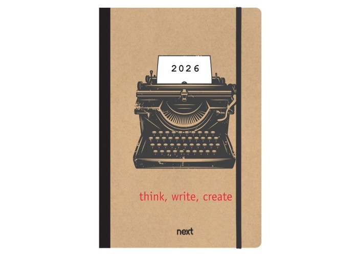 Next ημερολόγιο 2026 Trends Typing ημερήσιο flexi με λάστιχο 14x21εκ. Next ημερολόγιο 2026 Trends Typing ημερήσιο flexi με λάστιχο 14x21εκ.