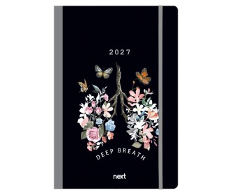 Next ημερολόγιο 2027 Trends Deep breath ημερήσιο flexi με λάστιχο 14x21εκ. Next ημερολόγιο 2027 Trends Deep breath ημερήσιο flexi με λάστιχο 14x21εκ.