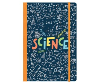 Next ημερολόγιο 2027 Trends Science ημερήσιο flexi με λάστιχο 14x21εκ.