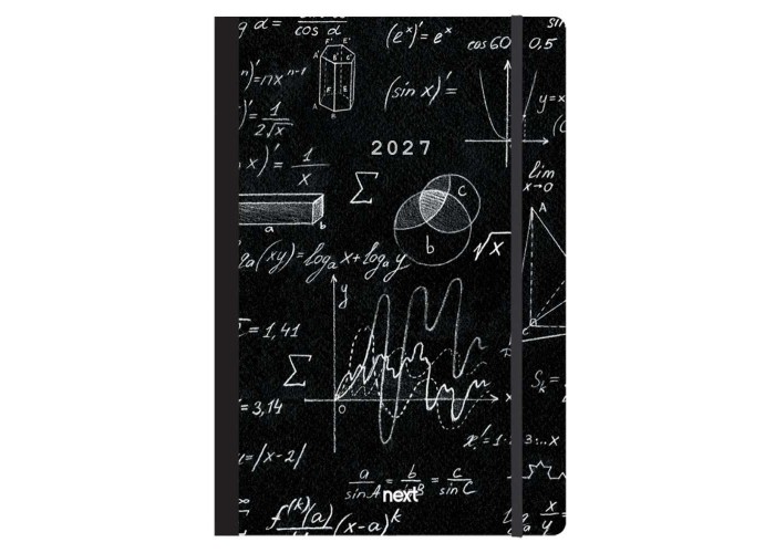 Next ημερολόγιο 2027 Trends Mathematics ημερήσιο flexi με λάστιχο 12x17εκ.