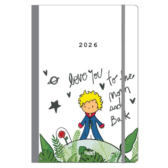 Next ημερολόγιο 2026 Trends Little prince ημερήσιο flexi με λάστιχο 12x17εκ. Next ημερολόγιο 2026 Trends Little prince ημερήσιο flexi με λάστιχο 12x17εκ.