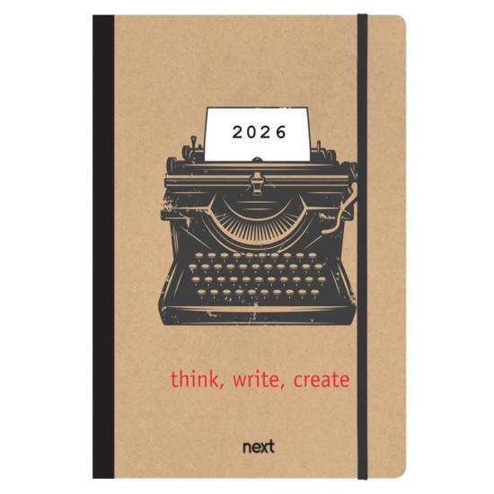 Next ημερολόγιο 2026 Trends Typing ημερήσιο flexi με λάστιχο 12x17εκ. Next ημερολόγιο 2026 Trends Typing ημερήσιο flexi με λάστιχο 12x17εκ.