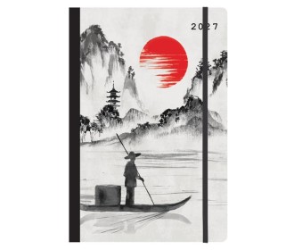 Next ημερολόγιο 2027 Trends Japan ημερήσιο flexi με λάστιχο 12x17εκ.