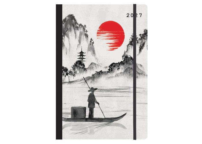 Next ημερολόγιο 2027 Trends Japan ημερήσιο flexi με λάστιχο 12x17εκ.