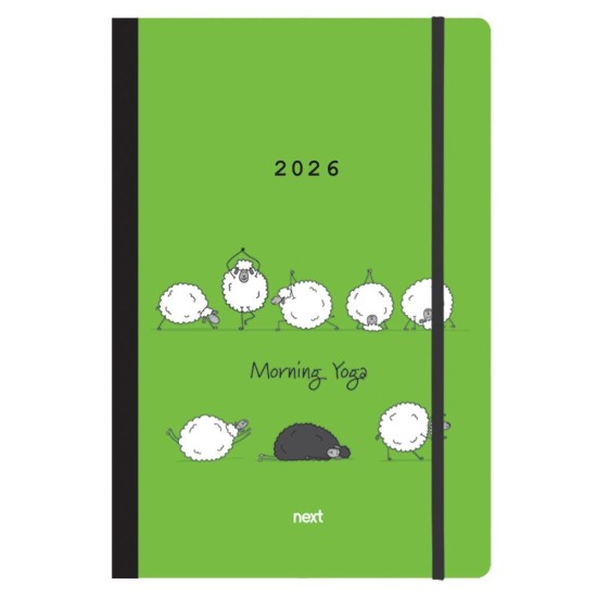Next ημερολόγιο 2026 Trends Morning Yoga ημερήσιο flexi με λάστιχο 12x17εκ. Next ημερολόγιο 2026 Trends Morning Yoga ημερήσιο flexi με λάστιχο 12x17εκ.