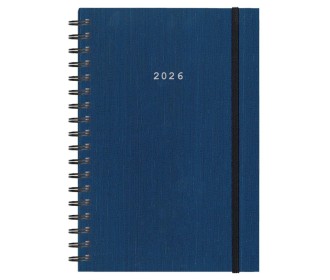 Next ημερολόγιο 2026 fabric plus ημερήσιο σπιράλ μπλε 17x25εκ. Δυνατότητα εκτύπωσης Next ημερολόγιο 2026 fabric plus ημερήσιο σπιράλ μπλε 17x25εκ. Δυνατότητα εκτύπωσης