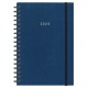 Next ημερολόγιο 2026 fabric plus ημερήσιο σπιράλ μπλε 17x25εκ.  Δυνατότητα εκτύπωσης
