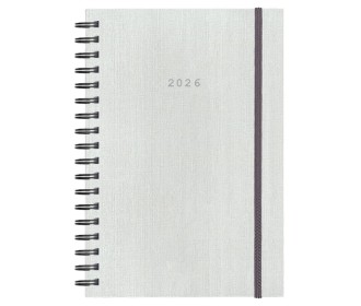 Next ημερολόγιο 2026 fabric plus ημερήσιο σπιράλ λευκό 12x17εκ. Δυνατότητα εκτύπωσης Next ημερολόγιο 2026 fabric plus ημερήσιο σπιράλ λευκό 12x17εκ. Δυνατότητα εκτύπωσης