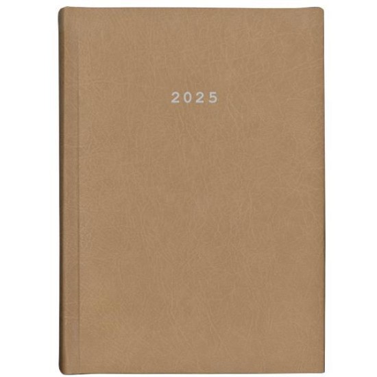 Next ημερολόγιο 2025 old leather ημερήσιο δετό ταμπά 12x17εκ.