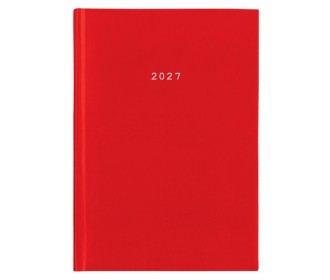 Next ημερολόγιο 2027 basic ημερήσιο δετό κόκκινο 17x25εκ.  Δυνατότητα εκτύπωσης