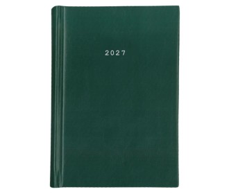 Next ημερολόγιο 2027 basic ημερήσιο δετό πράσινο 17x25εκ.  Δυνατότητα εκτύπωσης