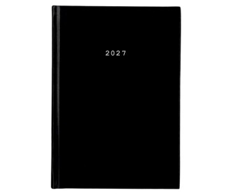 Next ημερολόγιο 2027 basic ημερήσιο δετό μαύρο 17x25εκ.  Δυνατότητα εκτύπωσης