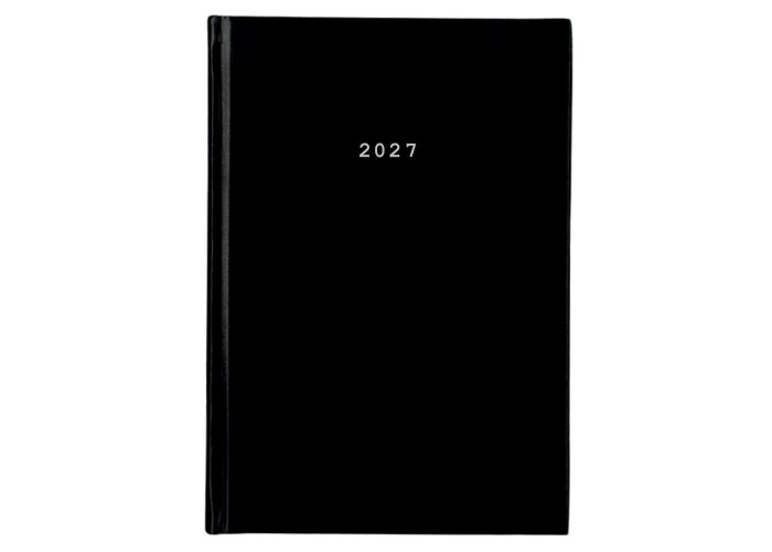 Next ημερολόγιο 2027 basic ημερήσιο δετό μαύρο 17x25εκ. Δυνατότητα εκτύπωσης Next ημερολόγιο 2027 basic ημερήσιο δετό μαύρο 17x25εκ. Δυνατότητα εκτύπωσης