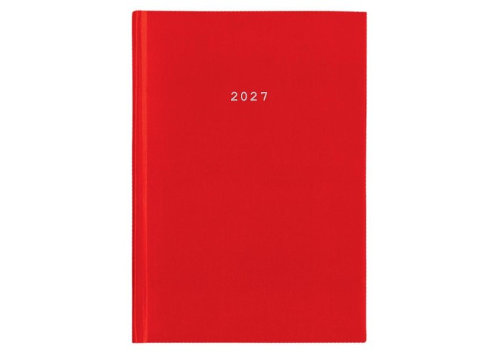 Next ημερολόγιο 2027 basic ημερήσιο δετό κόκκινο 14x21εκ. Δυνατότητα εκτύπωσης Next ημερολόγιο 2027 basic ημερήσιο δετό κόκκινο 14x21εκ. Δυνατότητα εκτύπωσης