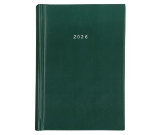 Next ημερολόγιο 2026 basic ημερήσιο δετό πράσινο 14x21εκ.  Δυνατότητα εκτύπωσης