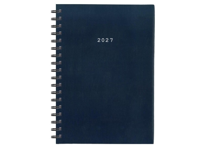 Next ημερολόγιο 2027 basic ημερήσιο σπιράλ μπλε 12x17εκ.  Δυνατότητα εκτύπωσης