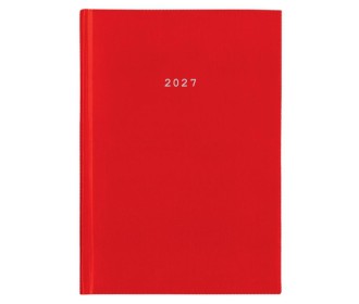Next ημερολόγιο 2027 basic ημερήσιο δετό κόκκινο 12x17εκ.  Δυνατότητα εκτύπωσης