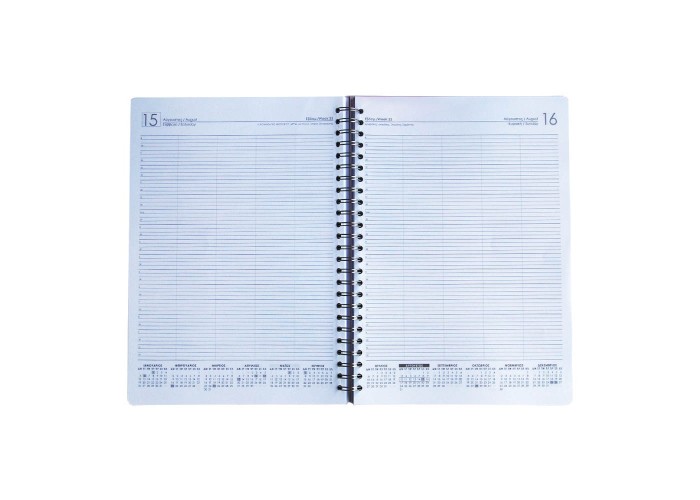 Next ημερολόγιο 2026 business xxl ημερήσιο σπιράλ γκρι 24x34εκ.