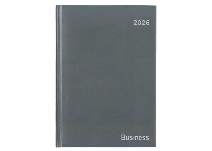 Next ημερολόγιο 2026 business xxl ημερήσιο δετό γκρι 24x34εκ.