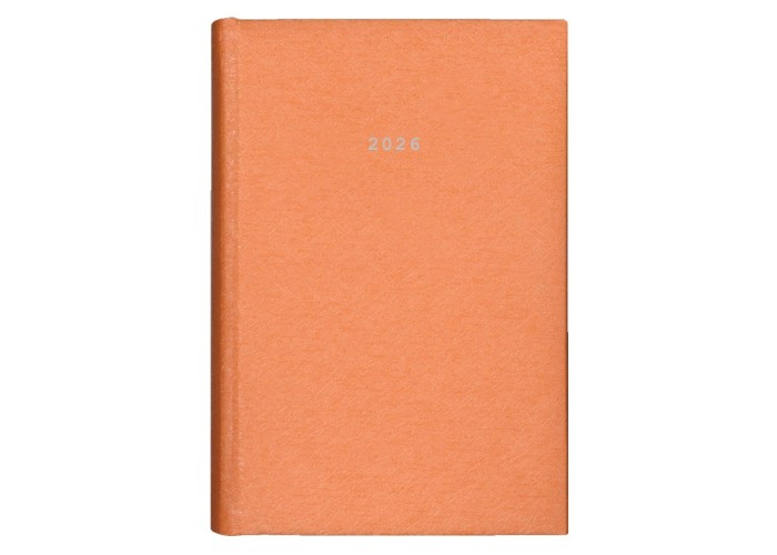 Next ημερολόγιο 2026 nest ημερήσιο δετό πορτοκαλί 14x21εκ.  Δυνατότητα εκτύπωσης