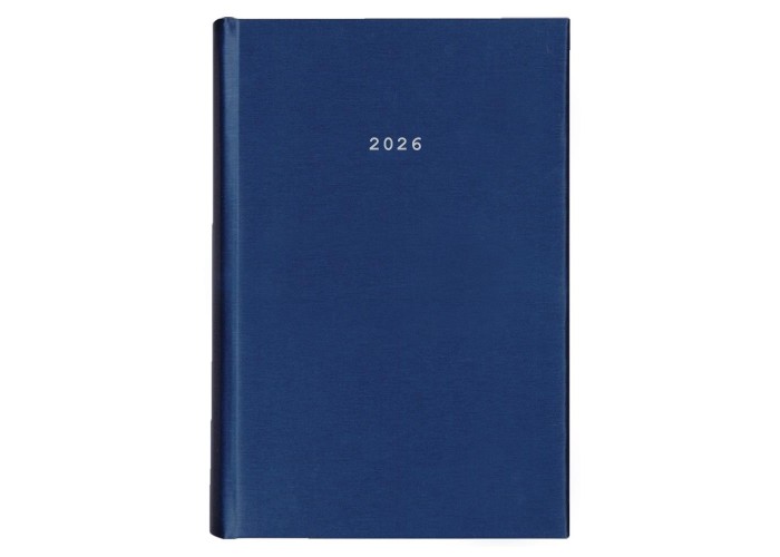 Next ημερολόγιο 2026 metallic ημερήσιο δετό μπλε 14x21εκ.  Δυνατότητα εκτύπωσης