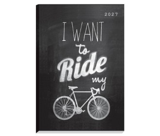 Next ημερολόγιο 2027 Gallery Riding μαύρο ημερήσιο δετό 14x21εκ.