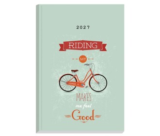 Next ημερολόγιο 2027 Gallery Riding ημερήσιο δετό 12x17εκ.