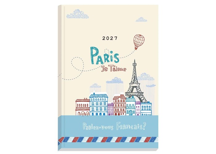 Next ημερολόγιο 2027 Gallery Paris ημερήσιο δετό 12x17εκ.
