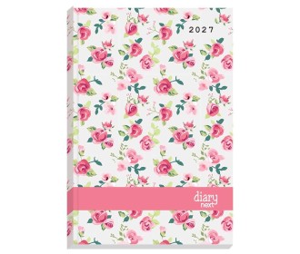 Next ημερολόγιο 2027 Gallery Τριαντάφυλλα 2 ημερήσιο δετό 12x17εκ.