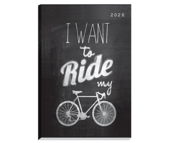 Next ημερολόγιο 2026 Gallery Riding μαύρο ημερήσιο δετό 12x17εκ, .