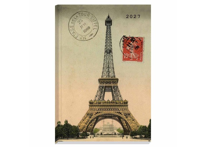 Next ημερολόγιο 2027 Gallery Eiffel ημερήσιο δετό 12x17εκ.