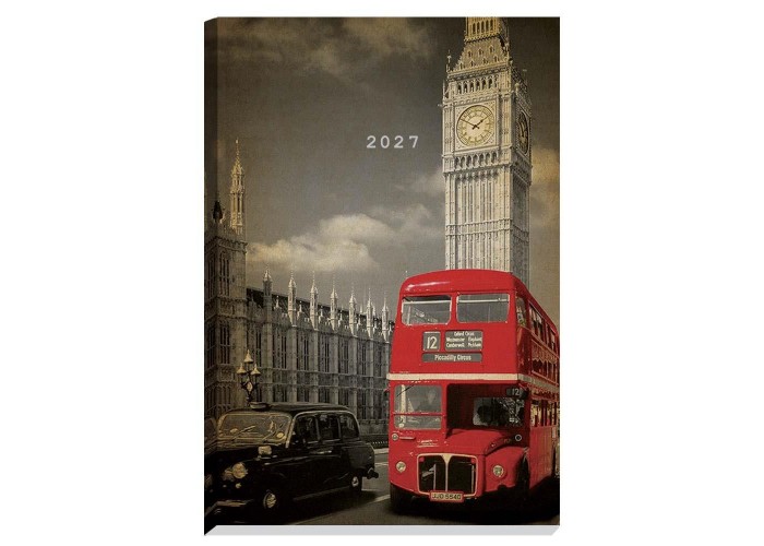 Next ημερολόγιο 2027 Gallery Big Ben ημερήσιο δετό 12x17εκ.