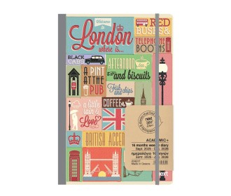 Next ημερολόγιο ACADEMIC+ 9/2025-12/2026 Gallery εβδομαδιαίο flexi 14x21εκ. London Next ημερολόγιο ACADEMIC+ 9/2025-12/2026 Gallery εβδομαδιαίο flexi 14x21εκ. London