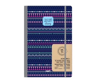 Next ημερολόγιο ACADEMIC+ 9/2025-12/2026 Gallery εβδομαδιαίο flexi 14x21εκ. Αραβικό μπλε Next ημερολόγιο ACADEMIC+ 9/2025-12/2026 Gallery εβδομαδιαίο flexi 14x21εκ. Αραβικό μπλε