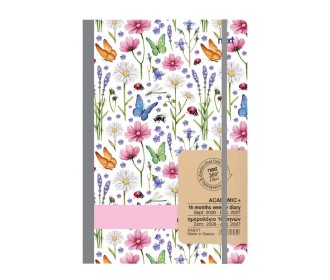 Next ημερολόγιο ACADEMIC+ 9/2026-12/2027 Gallery εβδομαδιαίο flexi 14x21εκ. Πεταλούδες Next ημερολόγιο ACADEMIC+ 9/2026-12/2027 Gallery εβδομαδιαίο flexi 14x21εκ. Πεταλούδες