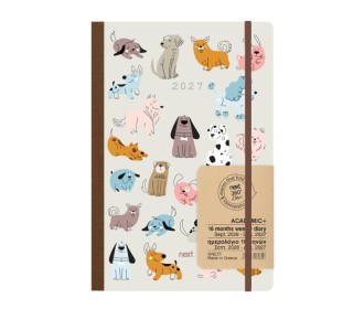 Next ημερολόγιο ACADEMIC+ 9/2026-12/2027 Gallery εβδομαδιαίο flexi 14x21εκ. Dogs Next ημερολόγιο ACADEMIC+ 9/2026-12/2027 Gallery εβδομαδιαίο flexi 14x21εκ. Dogs