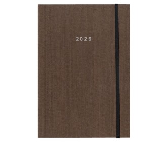 Next ημερολόγιο 2026 fabric ημερήσιο δετό καφέ με λάστιχο 14x21εκ. Δυνατότητα εκτύπωσης Next ημερολόγιο 2026 fabric ημερήσιο δετό καφέ με λάστιχο 14x21εκ. Δυνατότητα εκτύπωσης