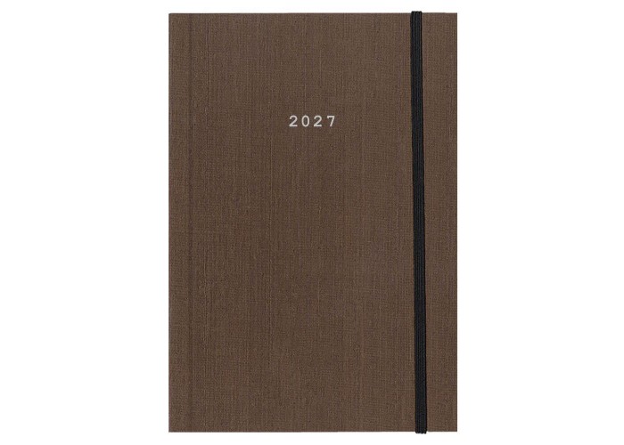 Next ημερολόγιο 2027 fabric ημερήσιο δετό καφέ με λάστιχο 14x21εκ. Δυνατότητα εκτύπωσης Next ημερολόγιο 2027 fabric ημερήσιο δετό καφέ με λάστιχο 14x21εκ. Δυνατότητα εκτύπωσης