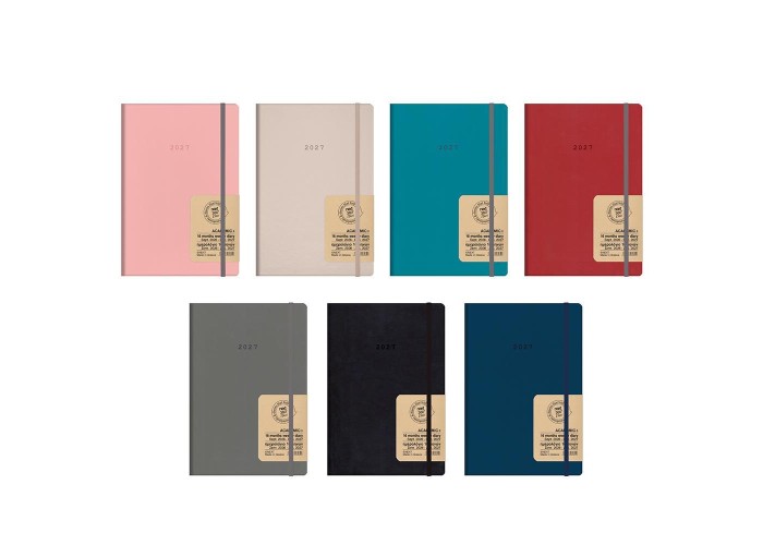 Next ημερολόγιο ACADEMIC+ 9/2026-12/2027 Silk εβδομαδιαίο flexi 14x21εκ. Δυνατότητα εκτύπωσης Next ημερολόγιο ACADEMIC+ 9/2026-12/2027 Silk εβδομαδιαίο flexi 14x21εκ. Δυνατότητα εκτύπωσης