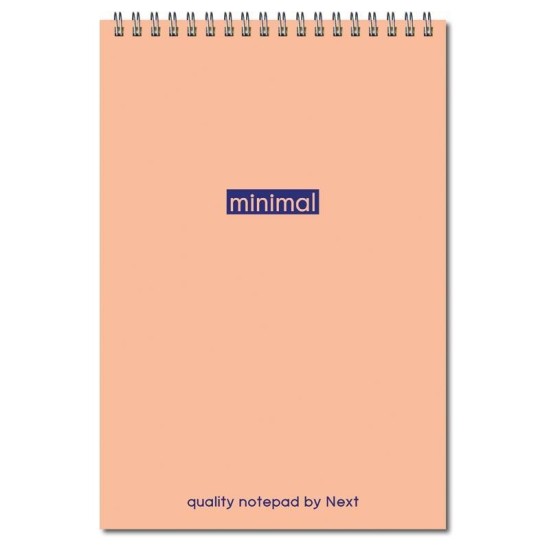 Next minimal μπλοκ σπιράλ 17x25εκ. 2θεμ. 80φυλ. Next minimal μπλοκ σπιράλ 17x25εκ. 2θεμ. 80φυλ.