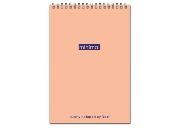 Next minimal μπλοκ σπιράλ 17x25εκ. 2θεμ. 80φυλ. Next minimal μπλοκ σπιράλ 17x25εκ. 2θεμ. 80φυλ.