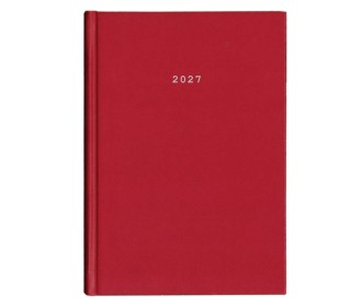 Next ημερολόγιο 2027 classic ημερήσιο δετό κόκκινο 17x25εκ.  Δυνατότητα εκτύπωσης