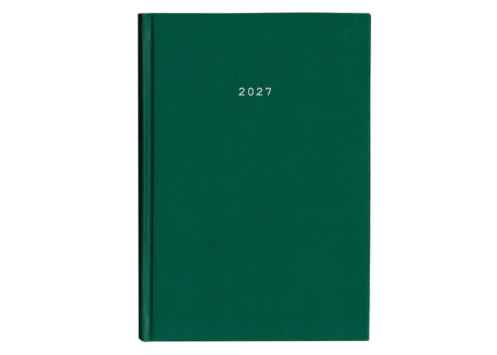 Next ημερολόγιο 2027 classic ημερήσιο δετό πράσινο 17x25εκ. Δυνατότητα εκτύπωσης Next ημερολόγιο 2027 classic ημερήσιο δετό πράσινο 17x25εκ. Δυνατότητα εκτύπωσης