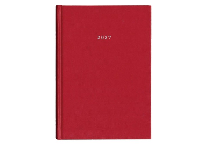 Next ημερολόγιο 2027 classic ημερήσιο δετό κόκκινο 12x17εκ. Δυνατότητα εκτύπωσης