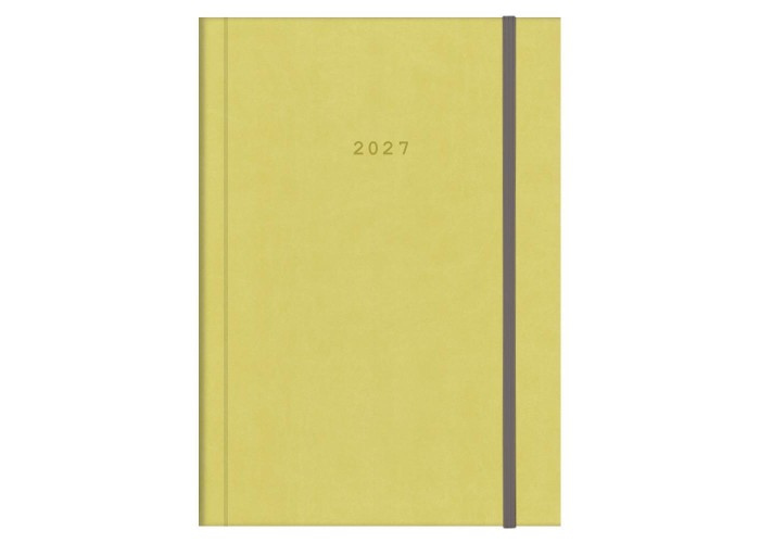 Next ημερολόγιο 2027 velvet ημερήσιο δετό λαχανί με λάστιχο 14x21εκ. Δυνατότητα εκτύπωσης