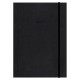 Next ημερολόγιο 2027 velvet ημερήσιο δετό μαύρο με λάστιχο 14x21εκ. Δυνατότητα εκτύπωσης