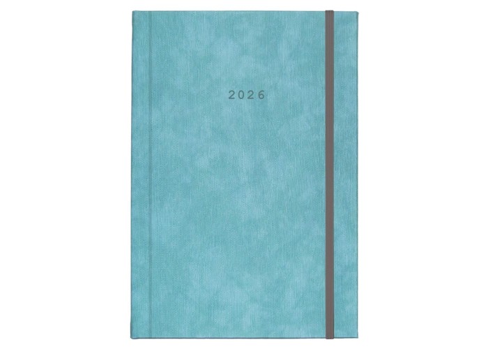 Next ημερολόγιο 2026 bali ημερήσιο δετό γαλάζιο με λάστιχο 17x25εκ. Δυνατότητα εκτύπωσης